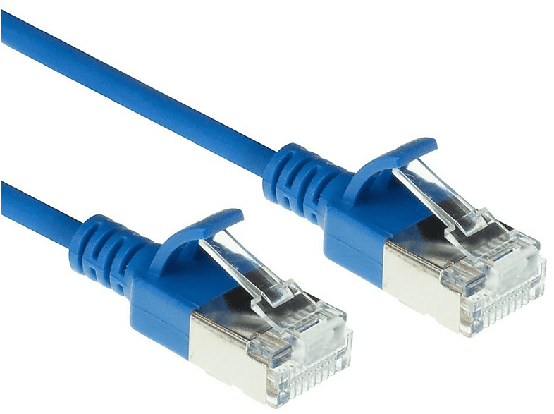 ACT DC7630 LSZH U/FTP CAT6A Slimline, Netzwerkkabel, 0,15 m