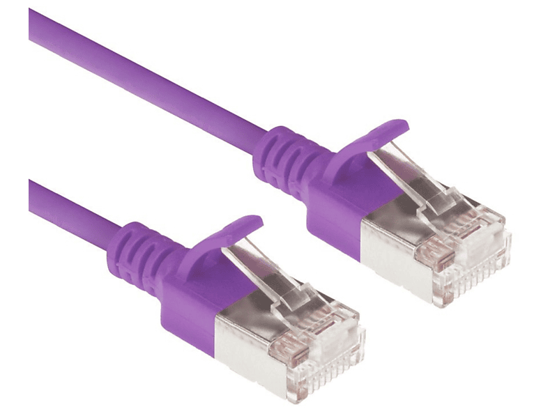 ACT DC7330 LSZH U/FTP CAT6A Slimline, Netzwerkkabel, 0,15 m | Adapter & Netzwerkkabel