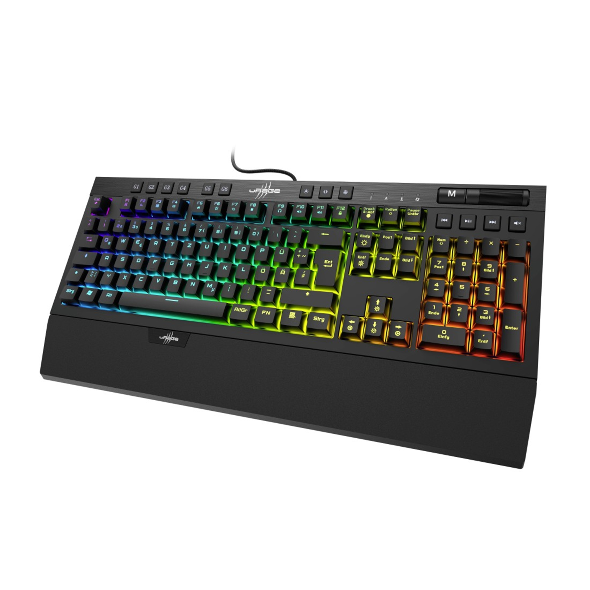 braune Mechanical Brown 900 Exodus Outemu Switches, Gaming-Tastatur, URAGE Mechanisch,