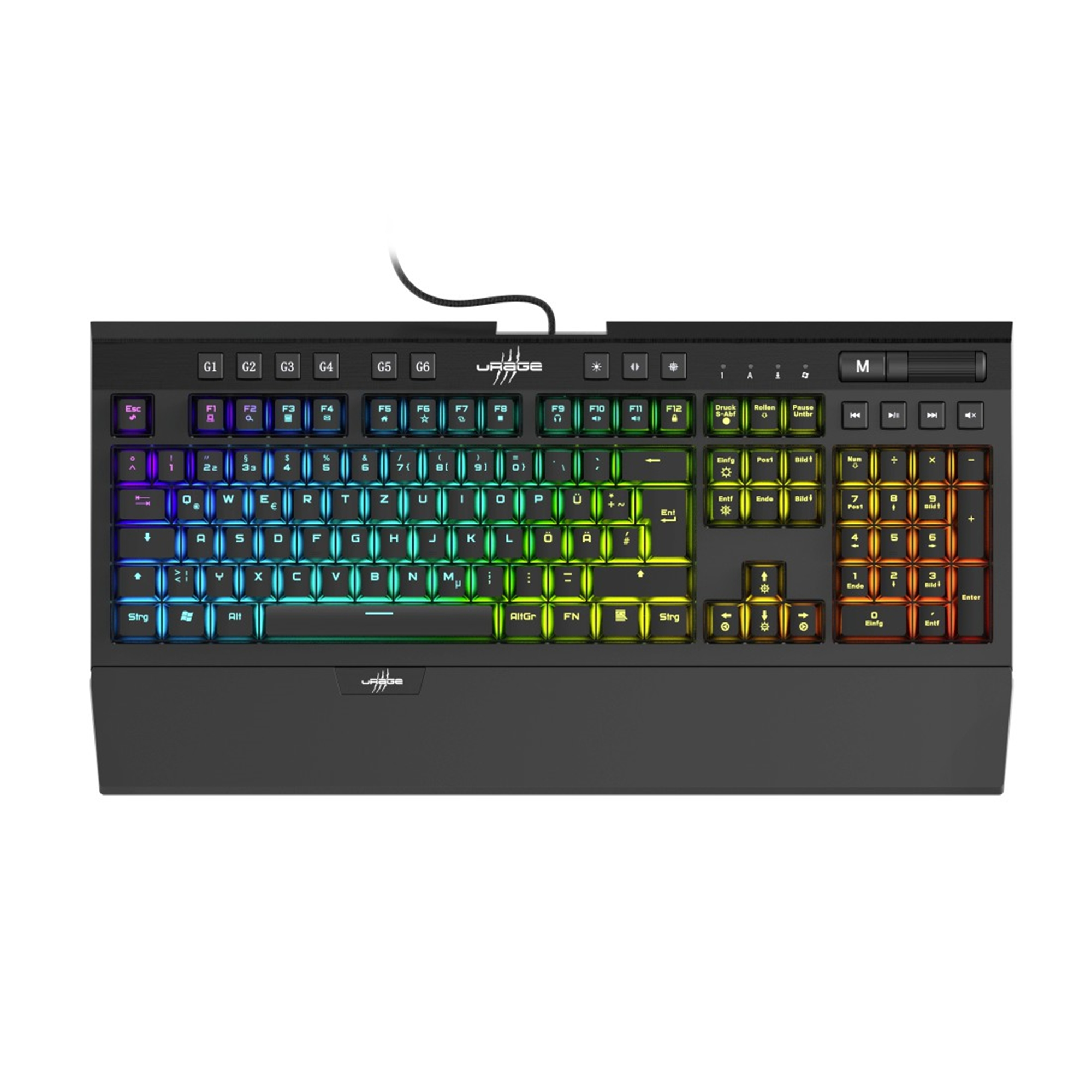 braune Mechanical Brown 900 Exodus Outemu Switches, Gaming-Tastatur, URAGE Mechanisch,