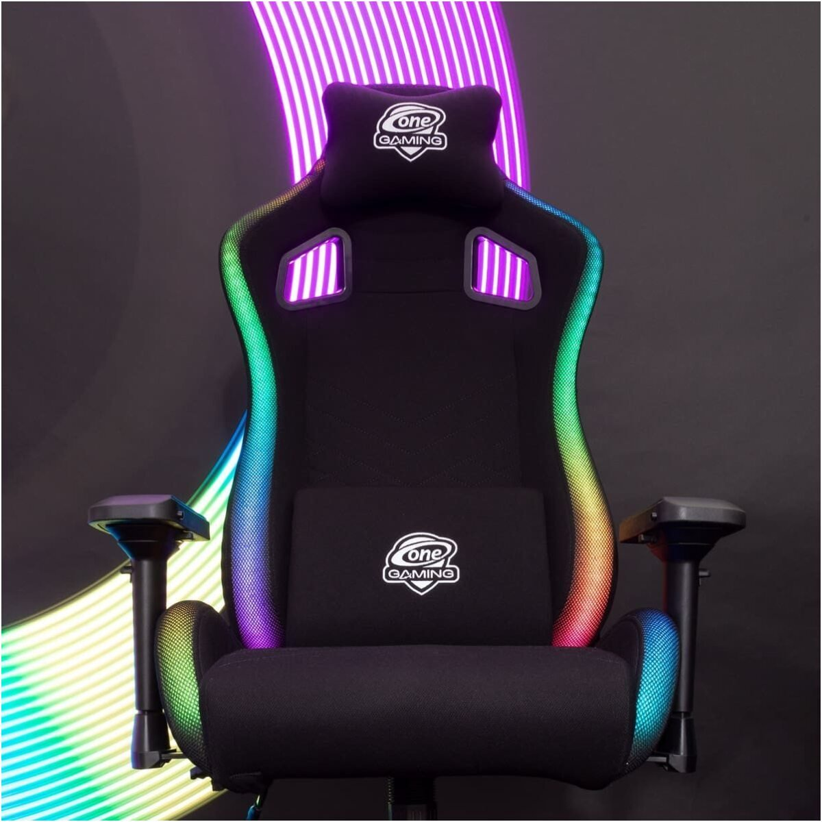 ONE Schwarz Pro Chair Stuhl, S GAMING Gaming RGB