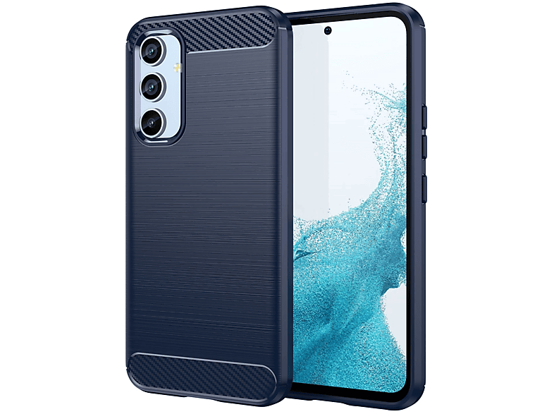 Samsung, Case, Blau Galaxy Backcover, KÖNIG DESIGN A54 5G,