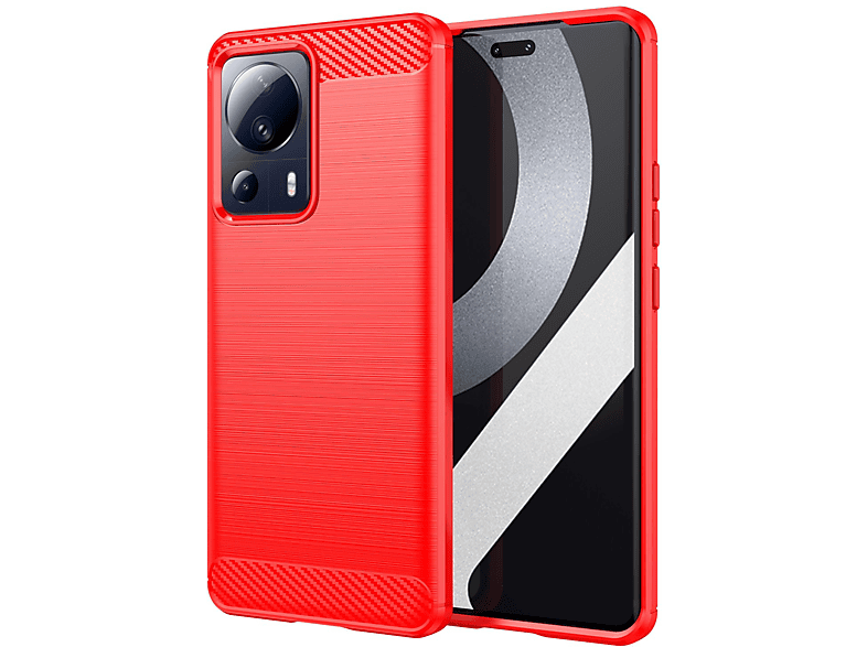 KÖNIG DESIGN Case, Backcover, Xiaomi, Rot Lite, 13