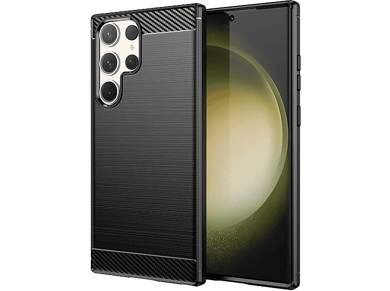 Schwarz KÖNIG Backcover, S23 Ultra, Case, Galaxy DESIGN Samsung,