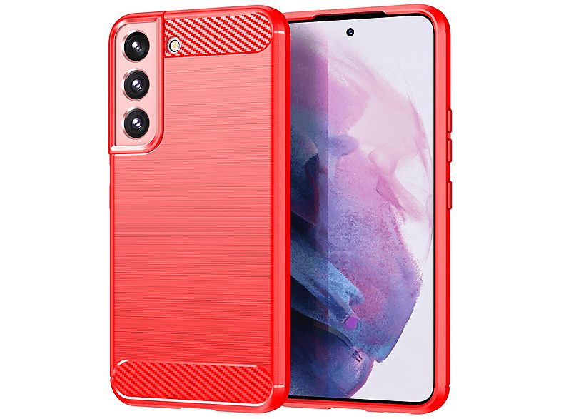 KÖNIG DESIGN Case, Backcover, Samsung, Galaxy S23 Plus, Rot | Backcover