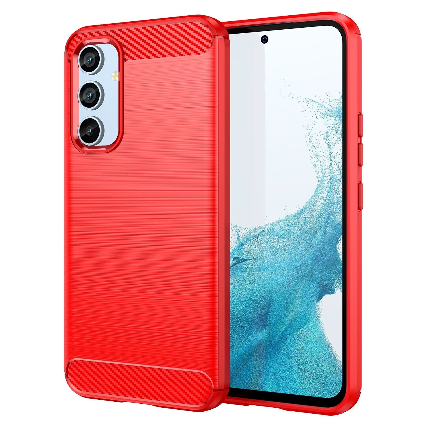 DESIGN Rot Case, Samsung, Backcover, 5G, KÖNIG A54 Galaxy