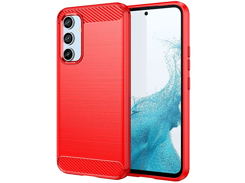 DESIGN Rot Case, Samsung, Backcover, 5G, KÖNIG A54 Galaxy