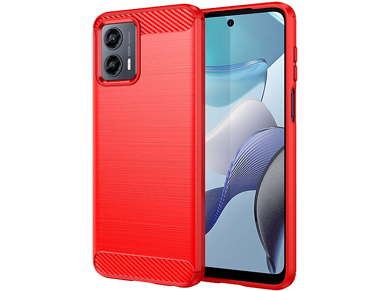 KÖNIG DESIGN Case, Backcover, Motorola, Moto G 5G 2023, Rot