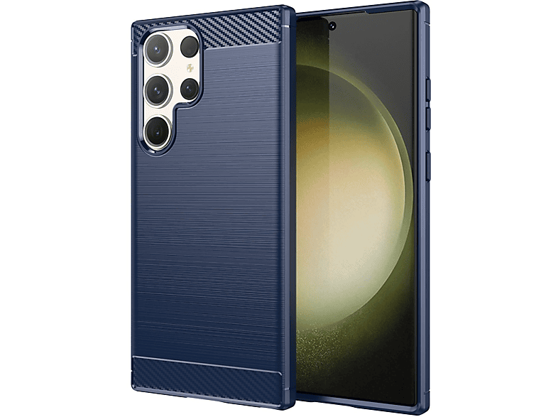 KÖNIG DESIGN Case, Backcover, Samsung, Galaxy S23 Ultra, Blau