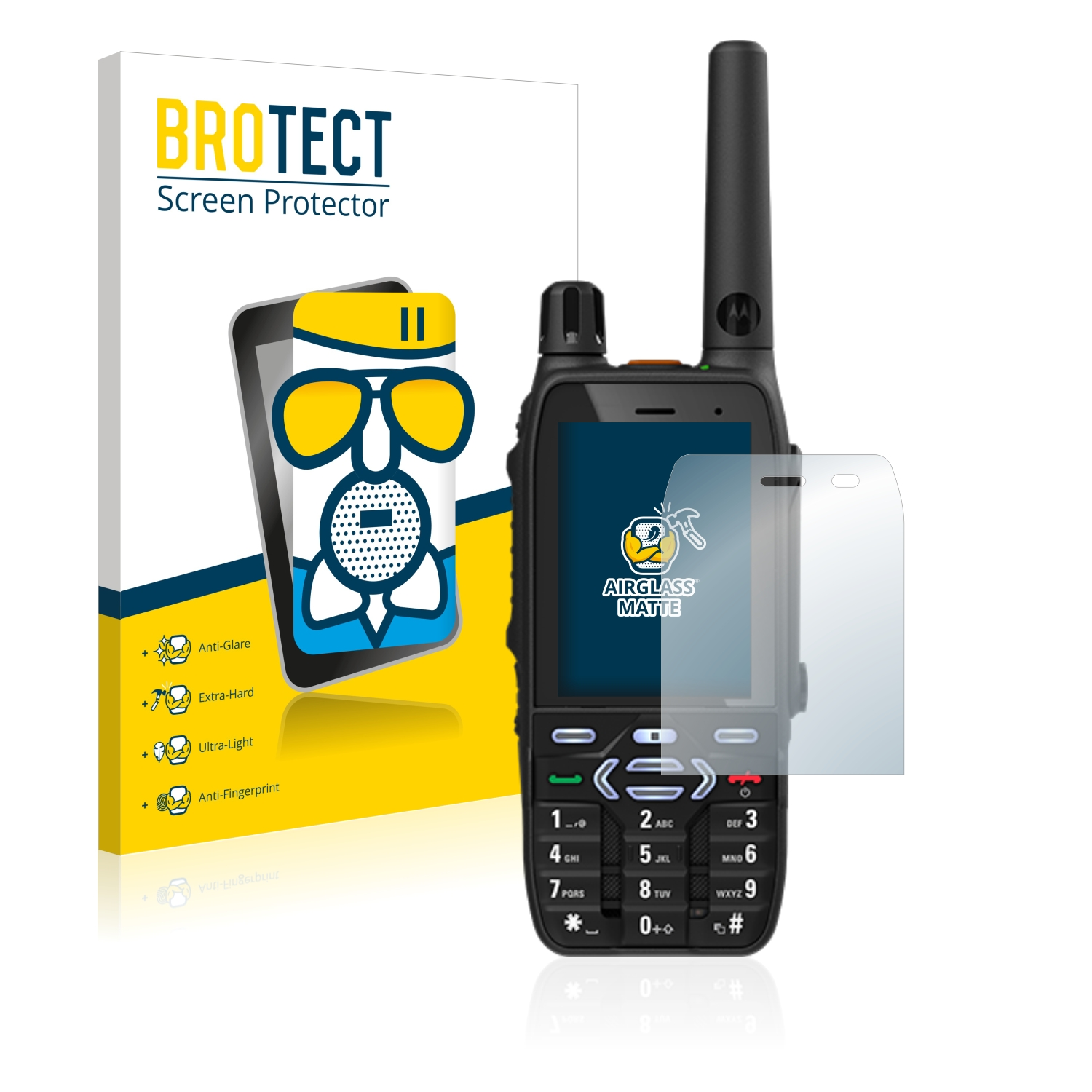 Motorola Schutzfolie(für MXP600) Airglass matte BROTECT