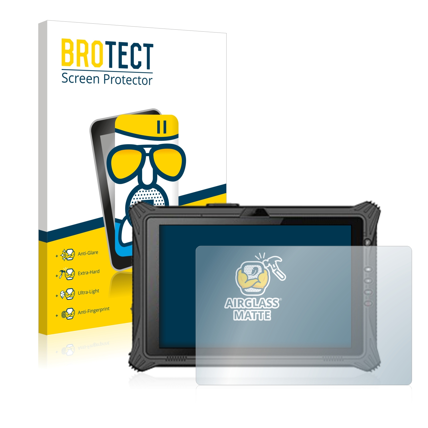 Airglass BROTECT Schutzfolie(für SolidTab matte Pro 10) 8250 Hematec