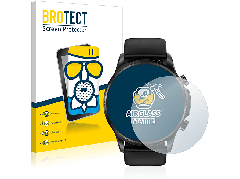 Smartwatch) matte BROTECT Airglass Schutzfolie(für Cardiac Ruijie