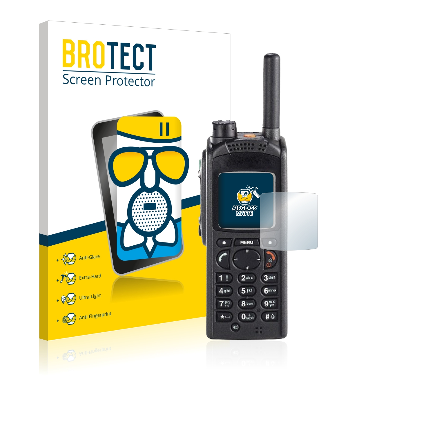 BROTECT Airglass matte Motorola Schutzfolie(für MTP850)