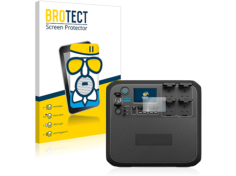 BROTECT Airglass matte Schutzfolie(für Bluetti AC200MAX)