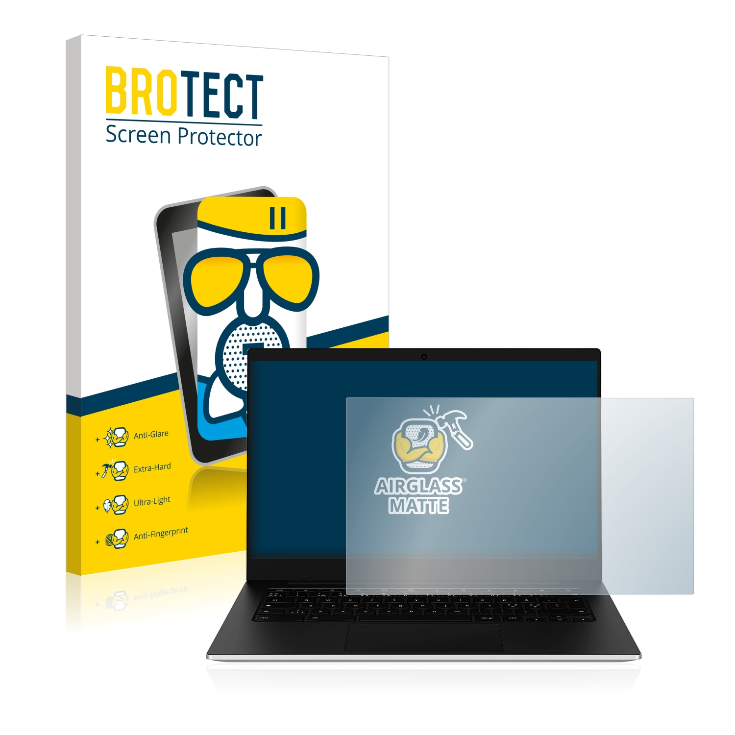 BROTECT Airglass matte Galaxy Go Chromebook Schutzfolie(für 14\