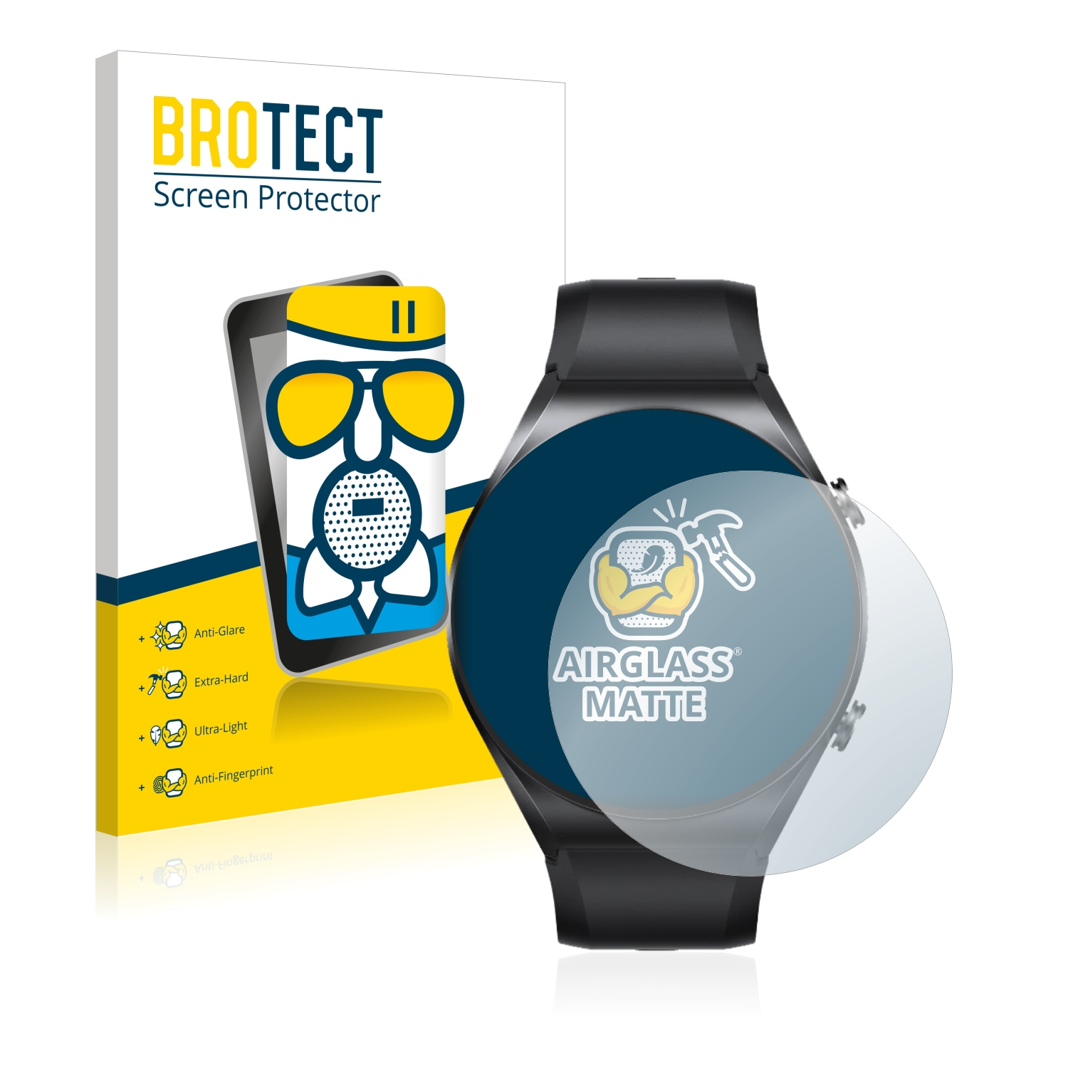 BROTECT Airglass matte Schutzfolie(für Xiaomi Strap) S1 Watch