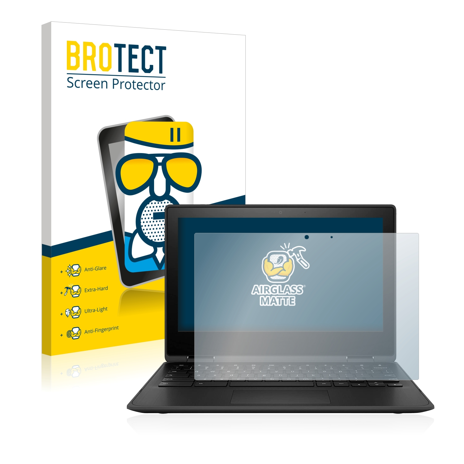 x360 11 BROTECT Schutzfolie(für Chromebook HP G3) matte Airglass