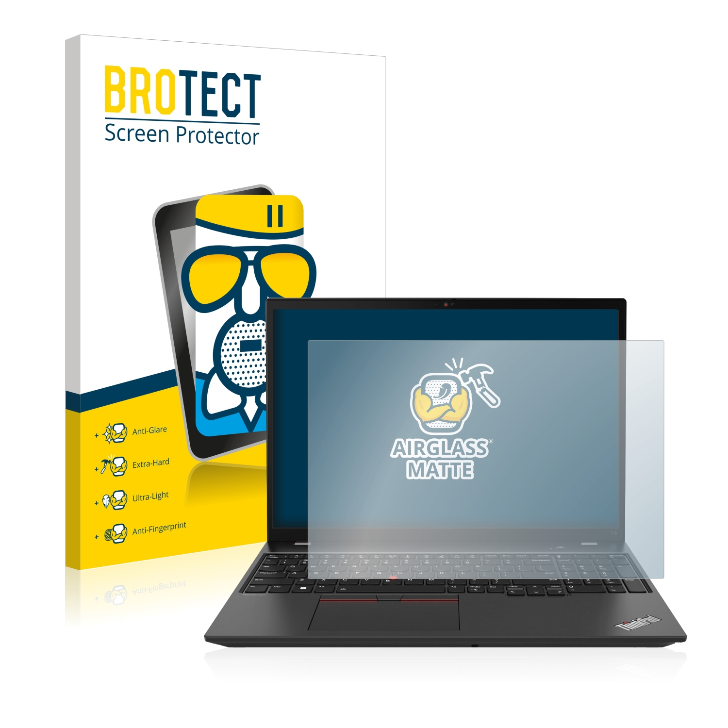 BROTECT Airglass matte Schutzfolie(für Gen ThinkPad T16 Lenovo 16\