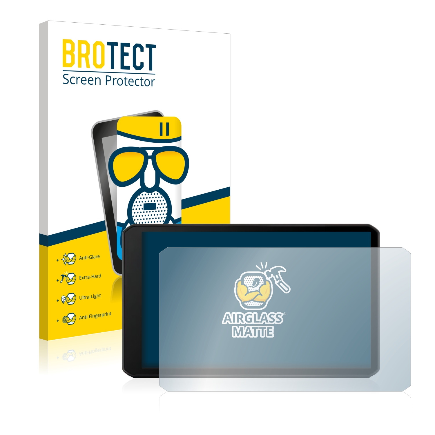 76) matte Airglass Schutzfolie(für BROTECT DriveCam Garmin