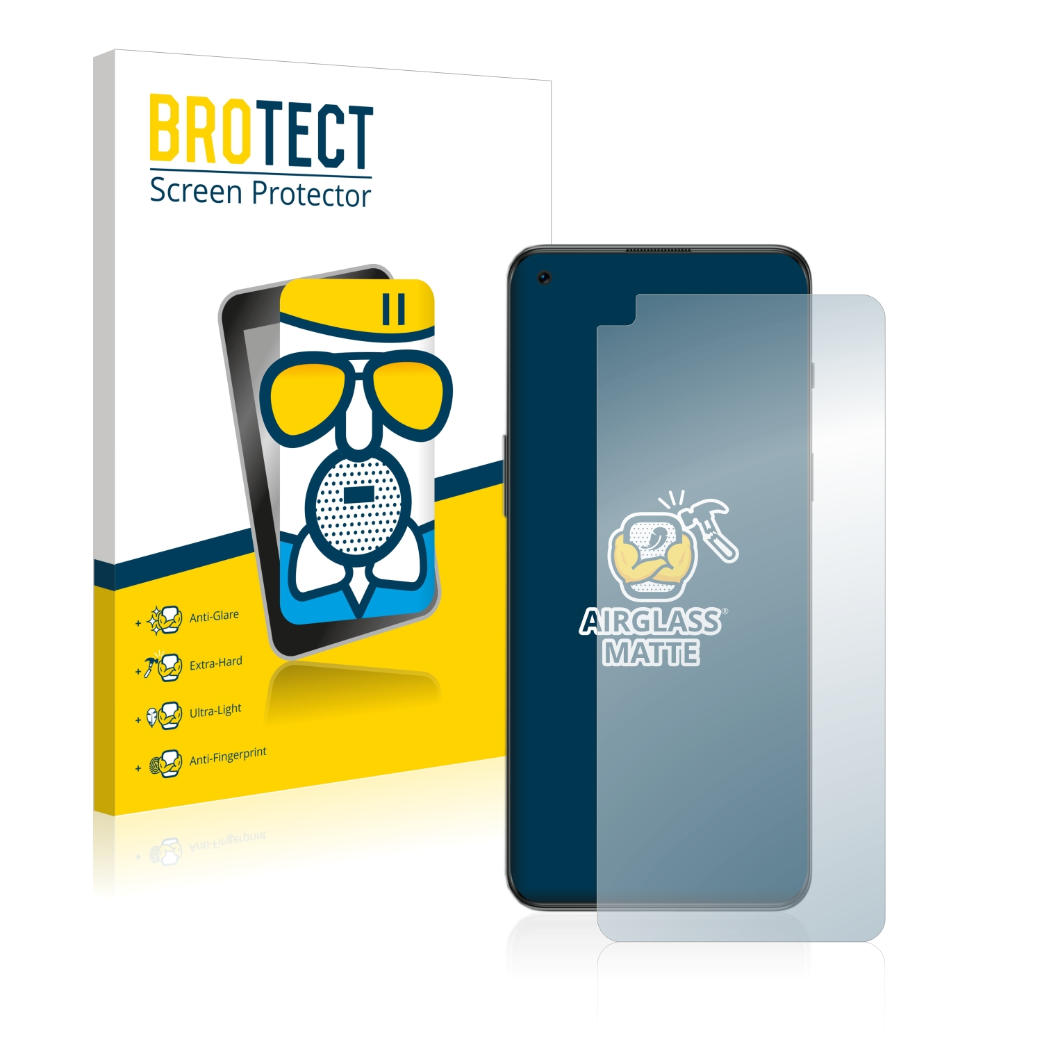 Schutzfolie(für Airglass OnePlus 2T BROTECT matte 5G) Nord