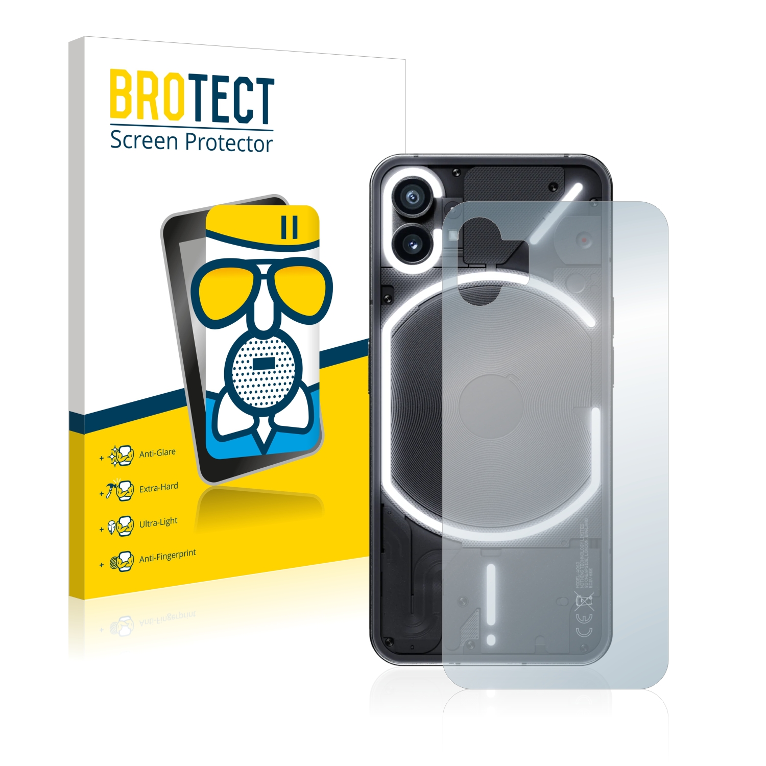Nothing BROTECT Phone Schutzfolie(für matte (1)) Airglass