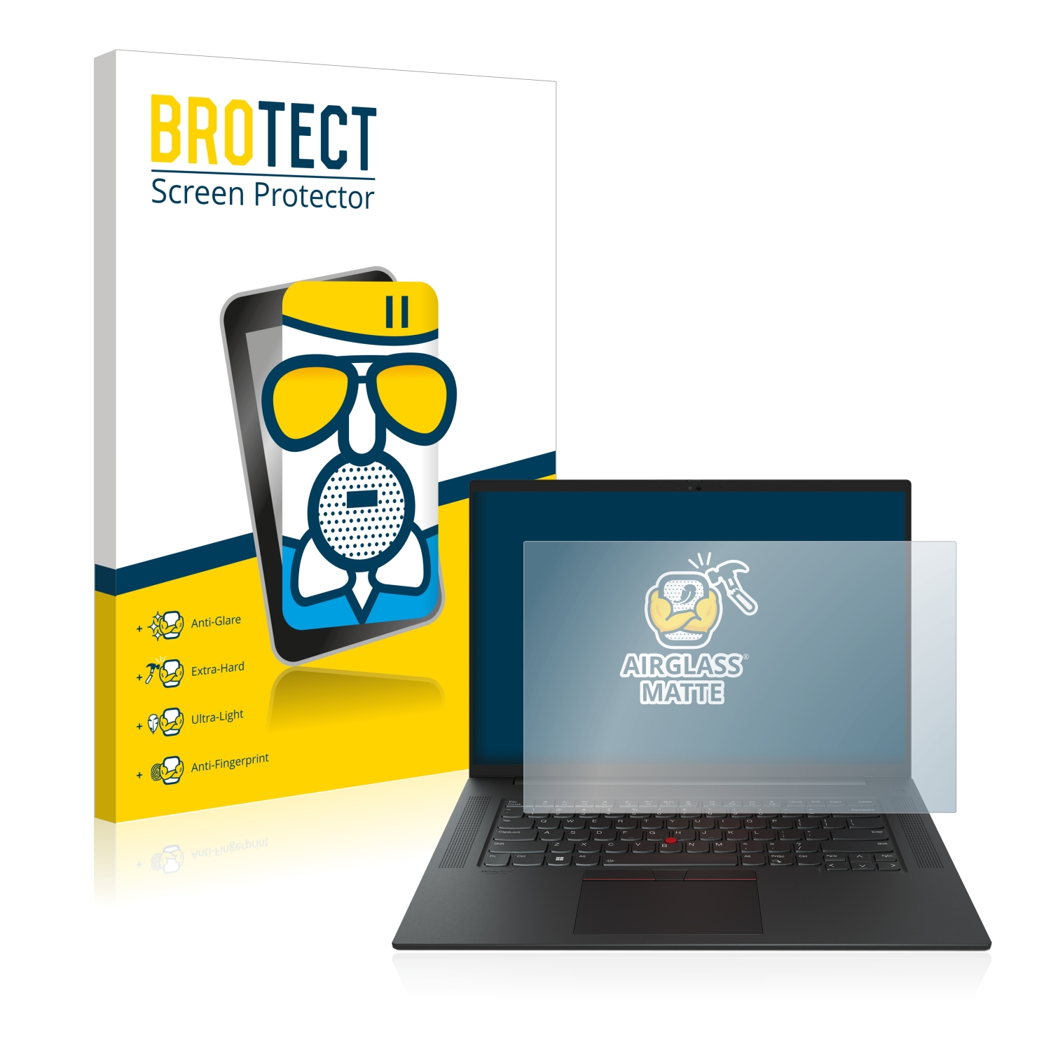 BROTECT Airglass matte Schutzfolie(für Lenovo ThinkPad 16\