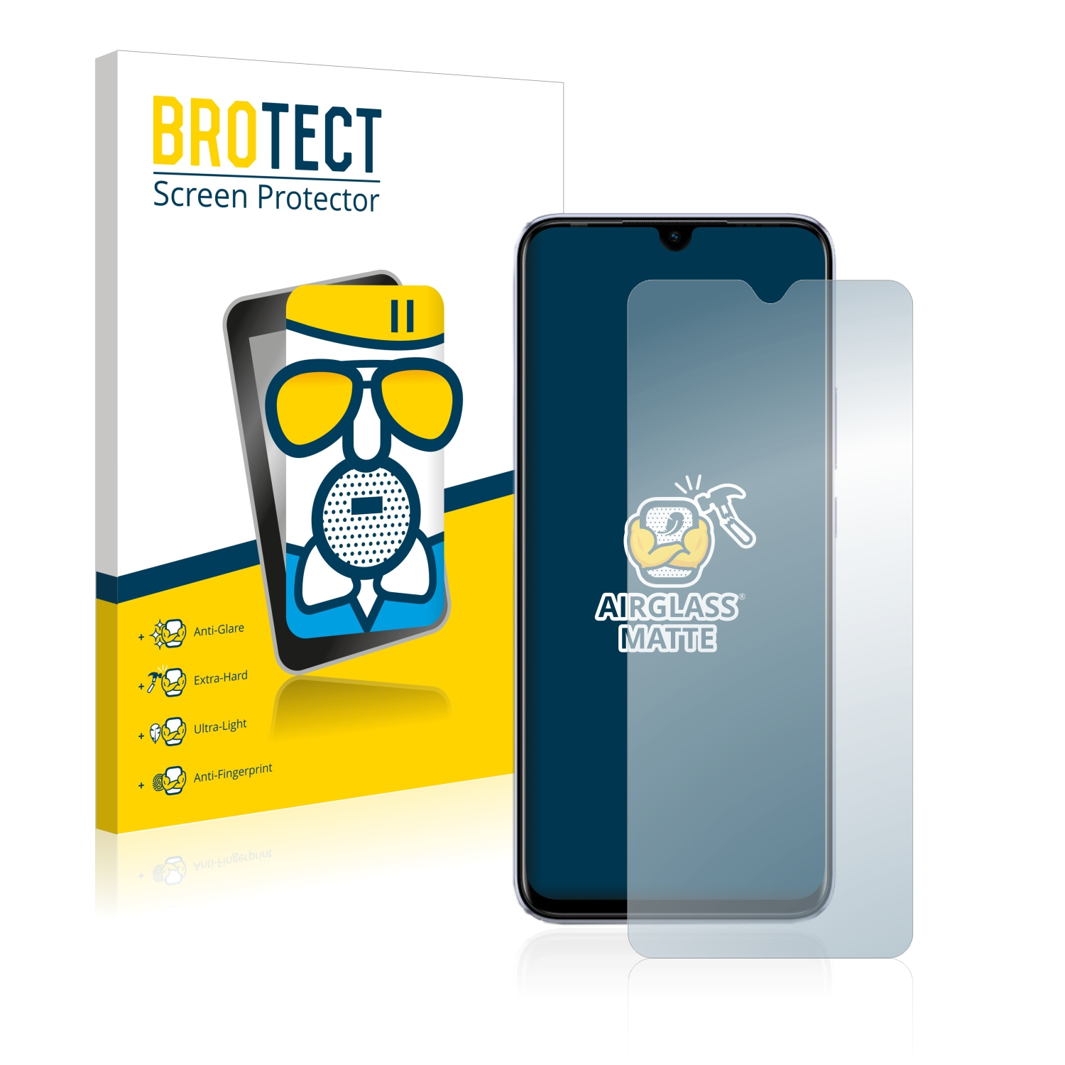 Airglass BROTECT matte Infinix 5) Schutzfolie(für Smart