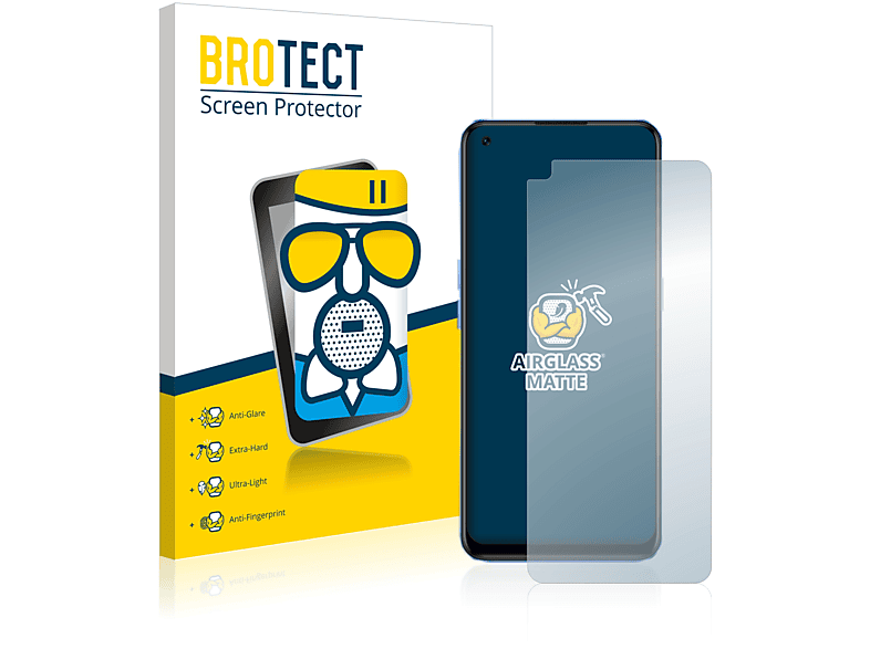 BROTECT Airglass matte Schutzfolie(für realme Narzo 50 Pro 5G)