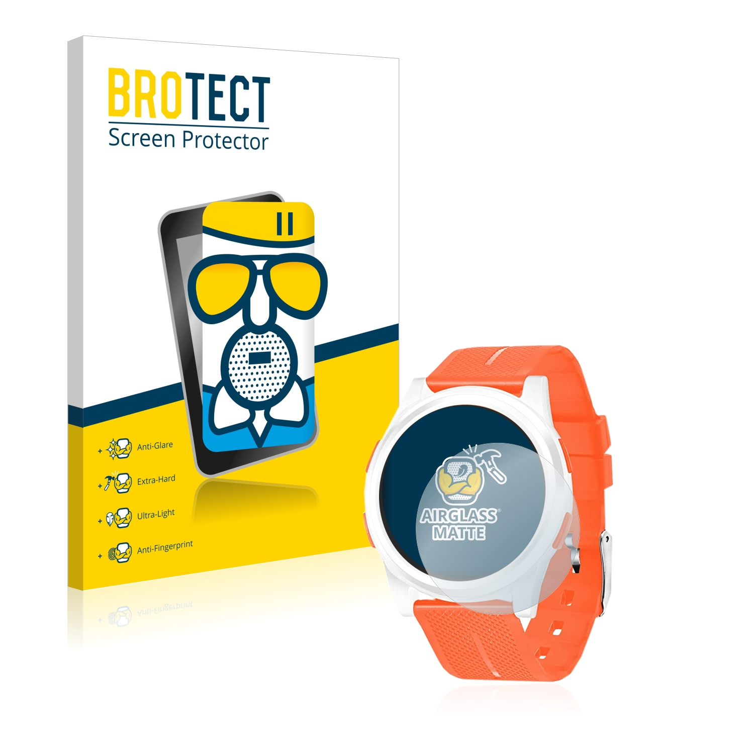 Digital Wifort matte BROTECT Watch) Schutzfolie(für Airglass