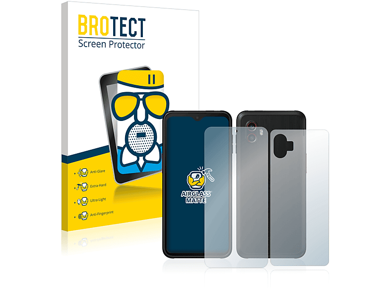 Airglass BROTECT Samsung 6 matte Pro) Schutzfolie(für Galaxy Xcover