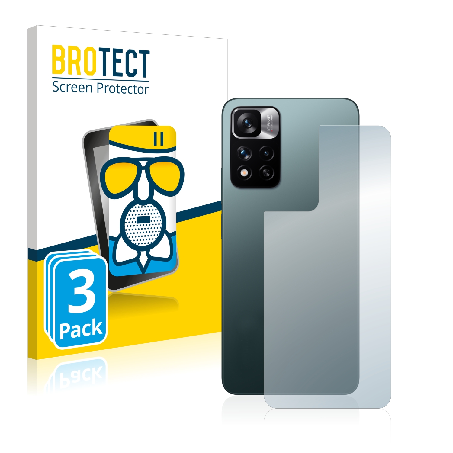 Pro+ BROTECT Xiaomi Note 11 Schutzfolie(für matte Redmi Airglass 3x 5G)