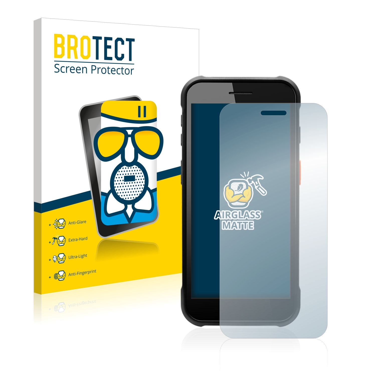 BROTECT Airglass matte Schutzfolie(für Point Mobile PM75)