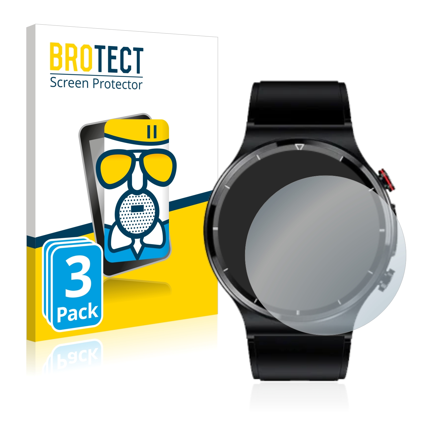 BROTECT 3x Airglass Zeit Pro) CARE Schutzfolie(für matte Vision