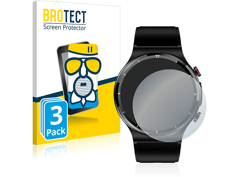 BROTECT 3x Airglass matte Schutzfolie(für Pro) CARE Zeit Vision
