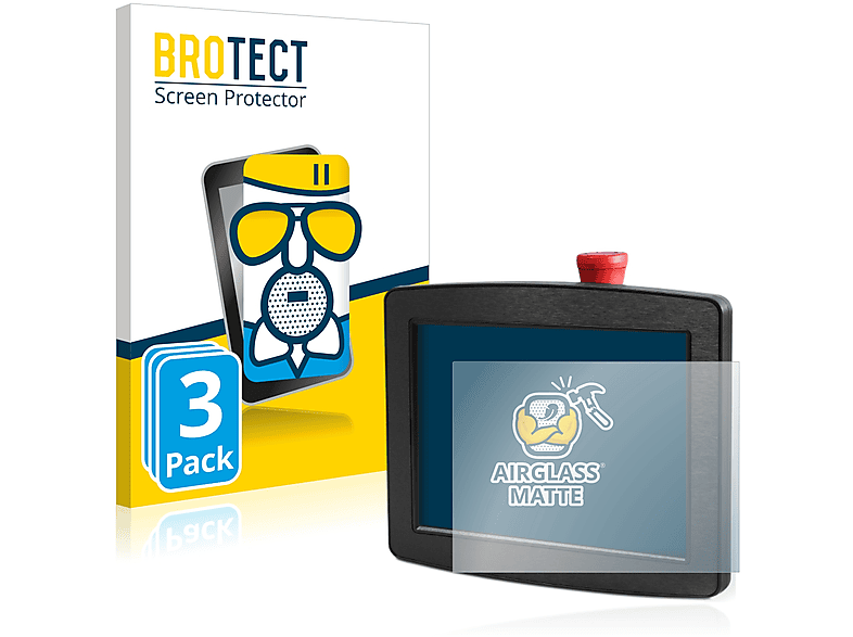 BROTECT 3x Airglass matte Schutzfolie(für Sigmatek HBG 0811)