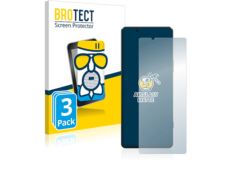 BROTECT 3x Airglass matte Schutzfolie(für Sony Xperia 5 IV)