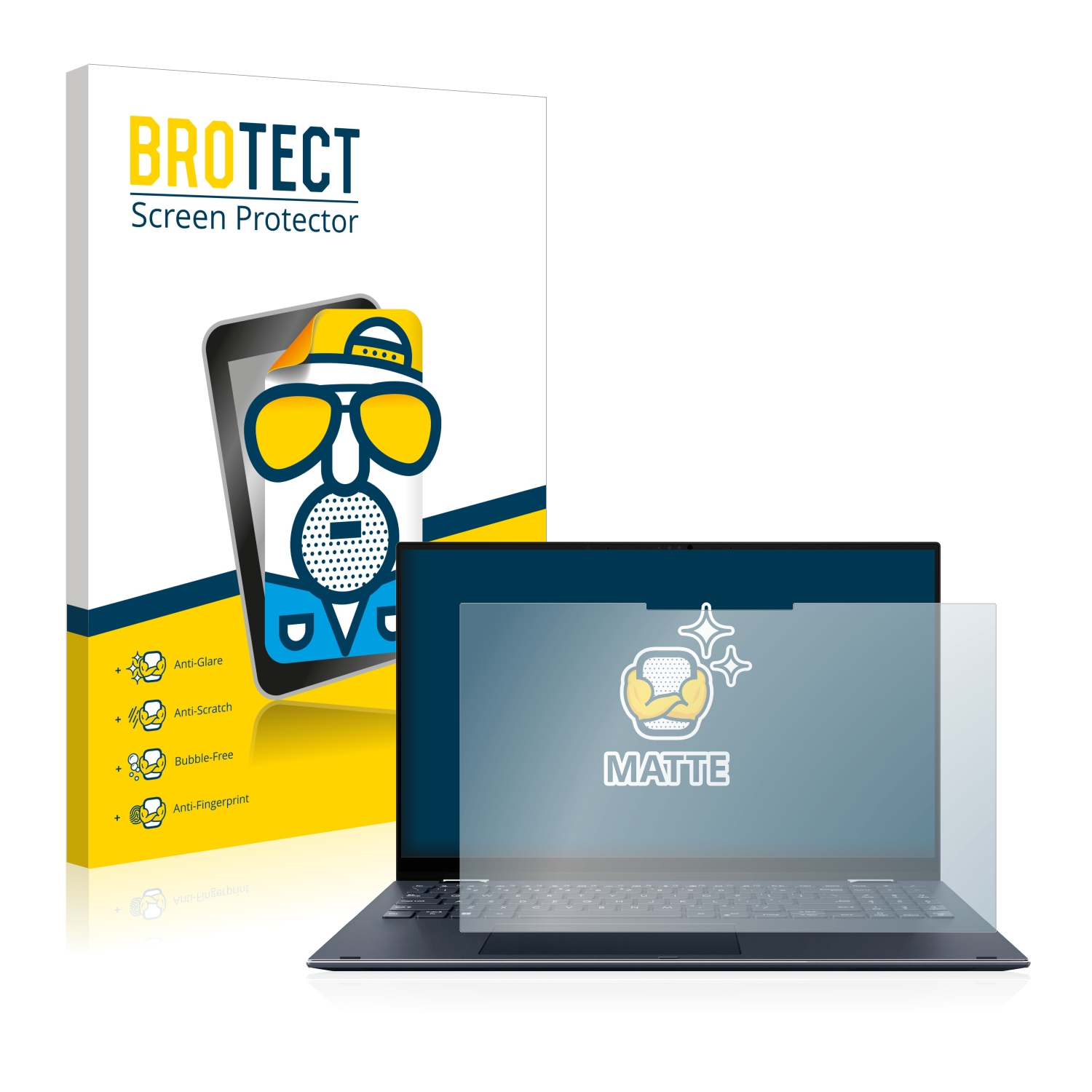 BROTECT Pro ZenBook matte 15 Schutzfolie(für Flip ASUS OLED)
