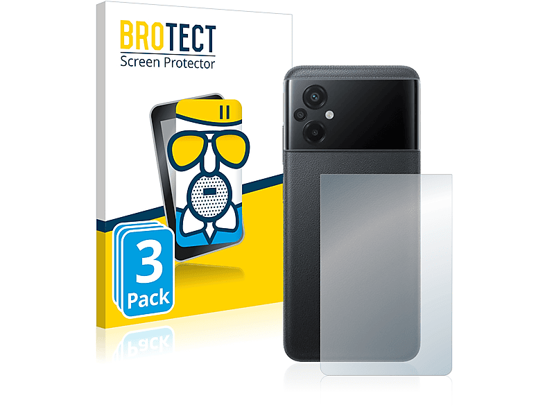 BROTECT Schutzfolie(für Poco Xiaomi Airglass M5) matte 3x