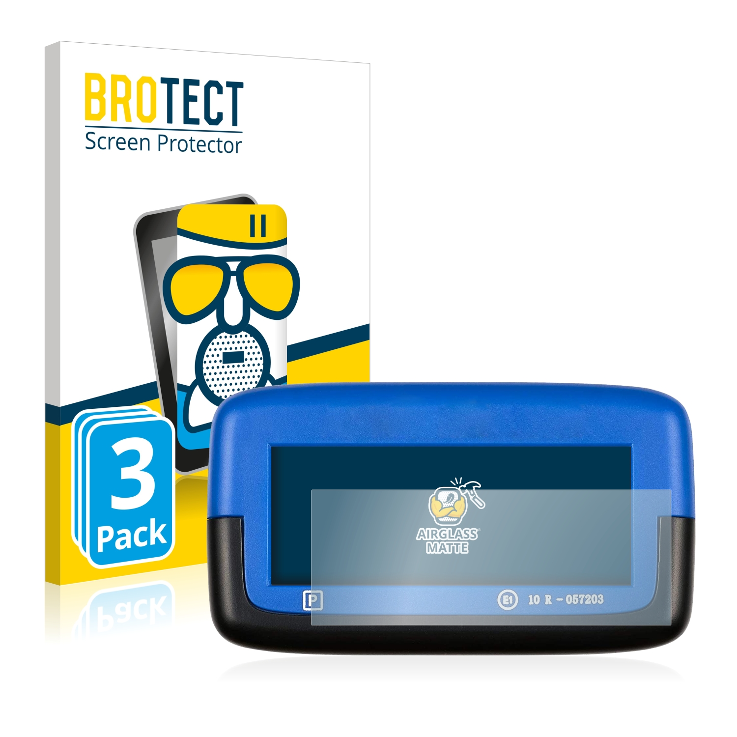 matte Micro) 3x Schutzfolie(für Airglass Park BROTECT Needit