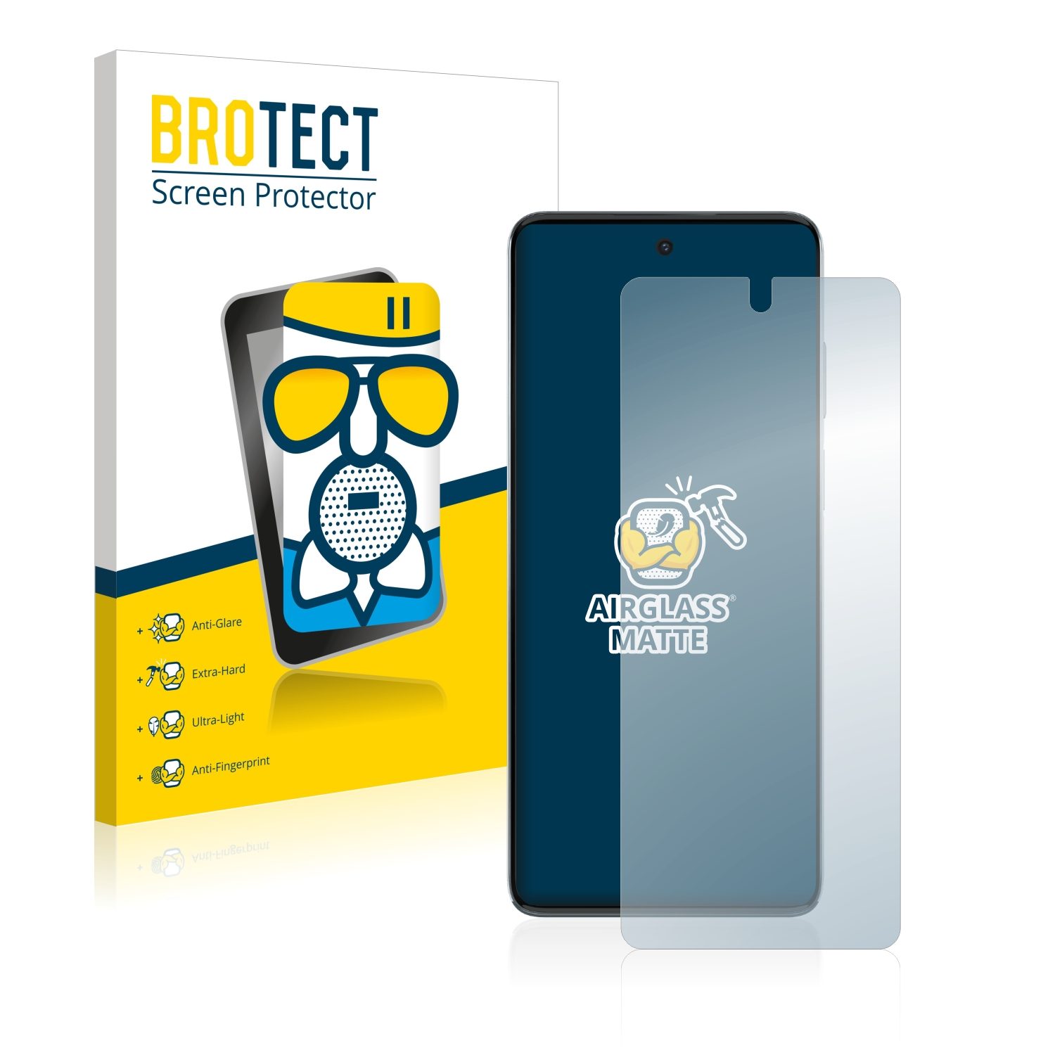 2022 BROTECT Motorola 5G) Airglass matte G Schutzfolie(für Stylus Moto