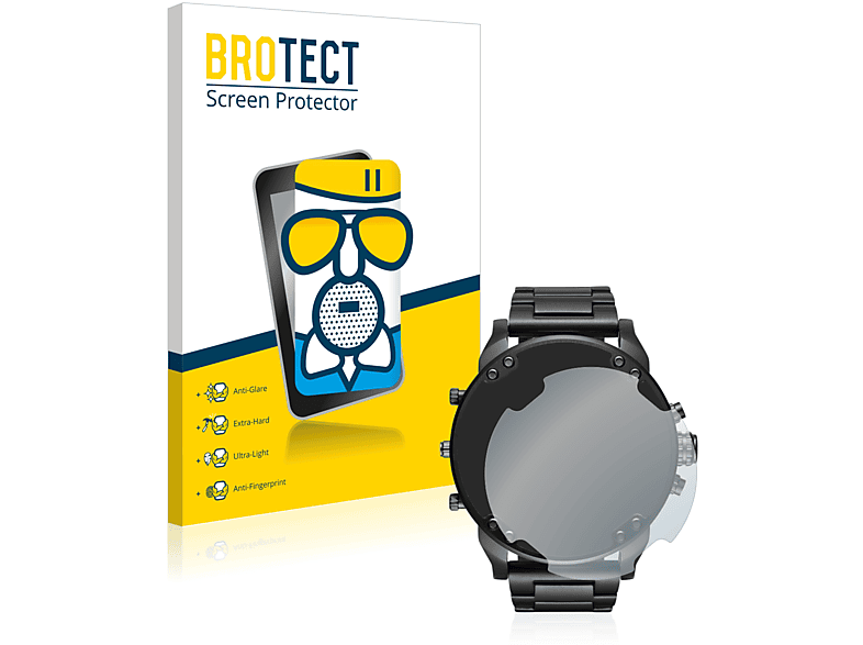 BROTECT Airglass matte Schutzfolie(für Diesel DZ7395 Mr. Daddy 2.0) | Smartwatch Schutzfolien & Gläser