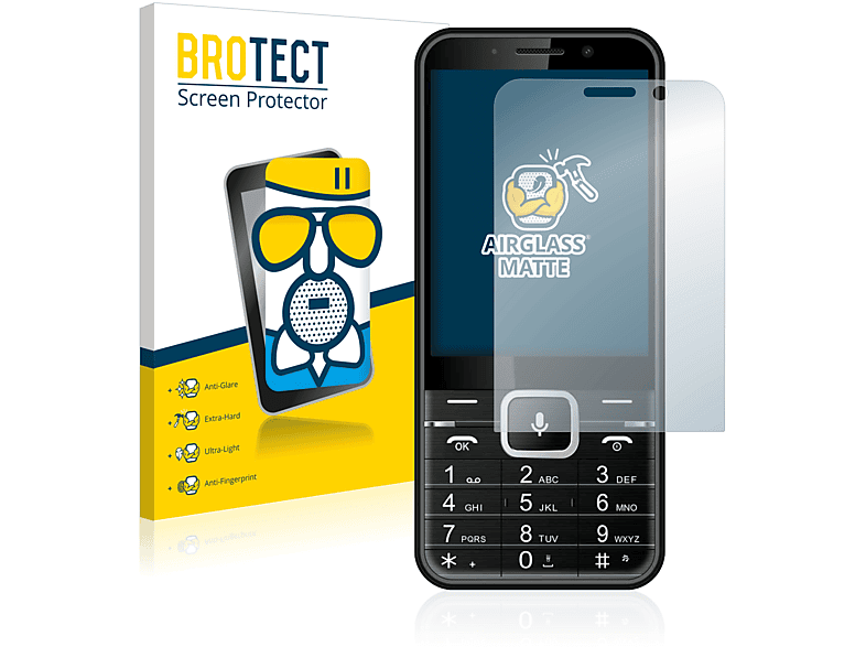 BROTECT Airglass matte Schutzfolie(für myPhone Smart) Up