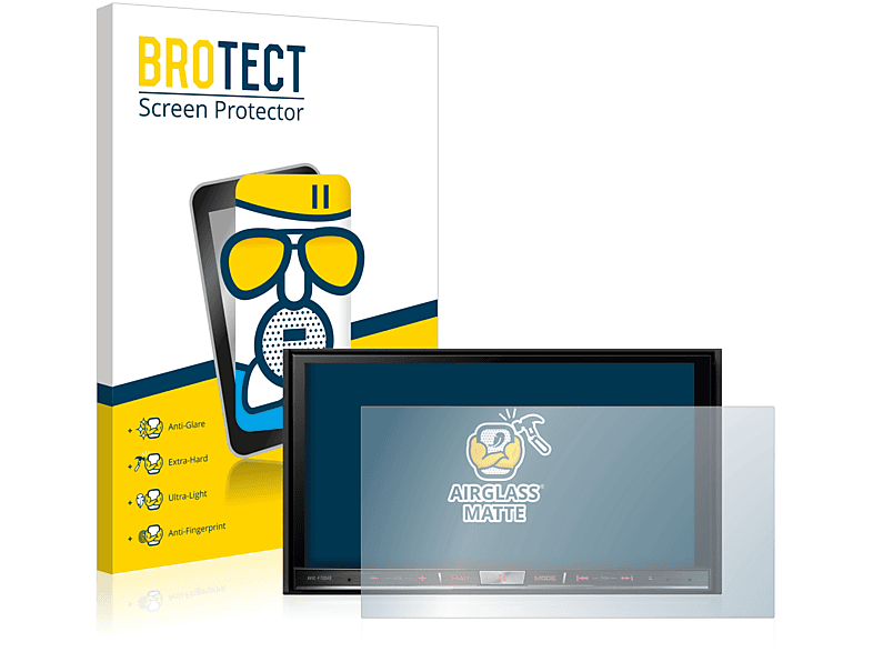 BROTECT Avic-F80DAB) matte Airglass Pioneer Schutzfolie(für