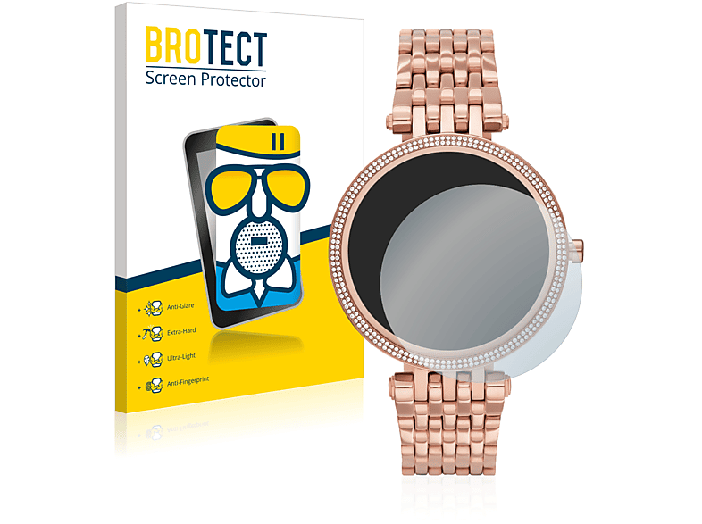 BROTECT Airglass matte Schutzfolie(für Michael Kors Access Darci Gen 5E) | Smartwatch Schutzfolien & Gläser