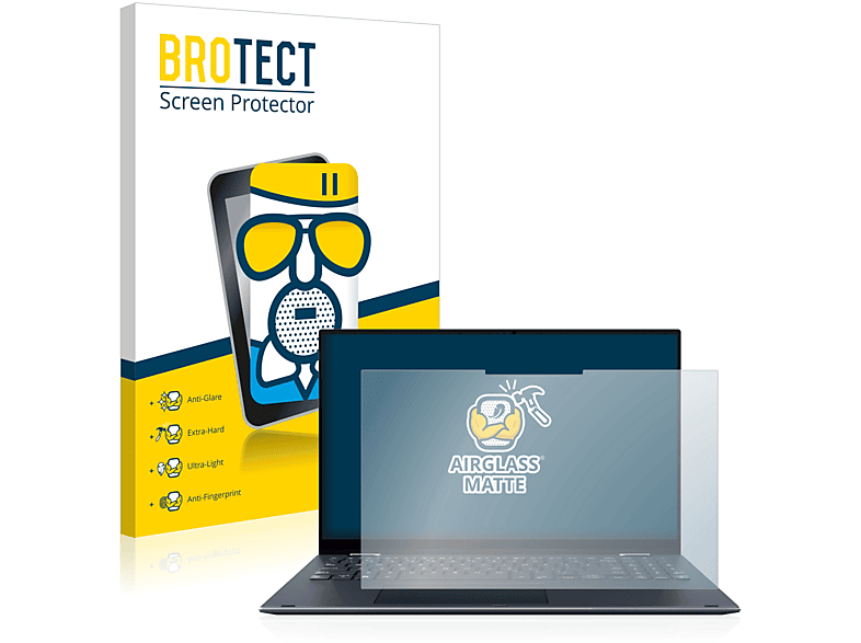 BROTECT Airglass matte Schutzfolie(für ASUS ZenBook Pro 15 Flip OLED)