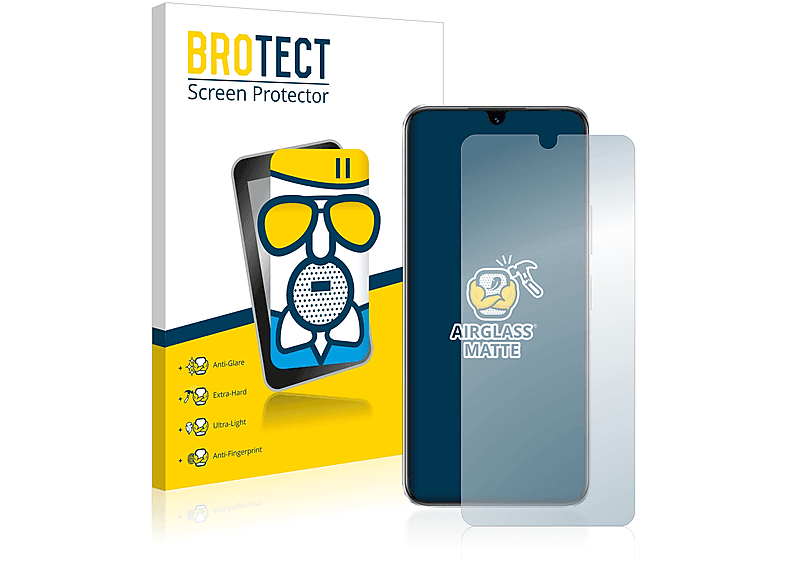 12 matte Airglass Note Schutzfolie(für Infinix 5G) BROTECT Pro