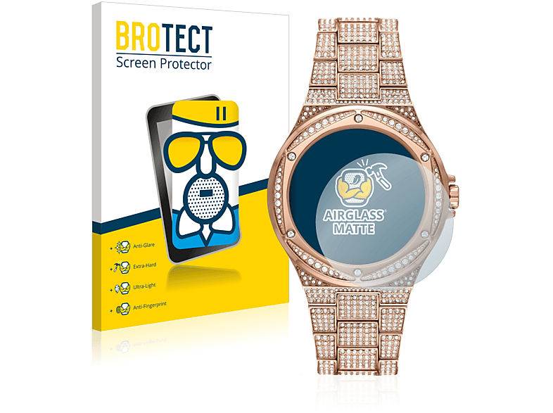 BROTECT Airglass matte Schutzfolie(für Michael Kors Lennox MK 6992) | Smartwatch Schutzfolien & Gläser