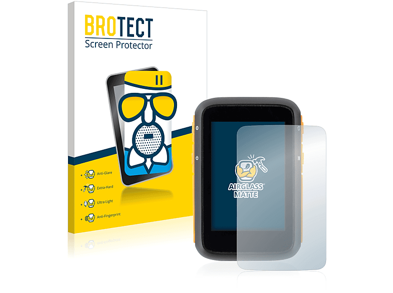 BROTECT Airglass matte provelo GPS-Fahrradcomputer) Schutzfolie(für