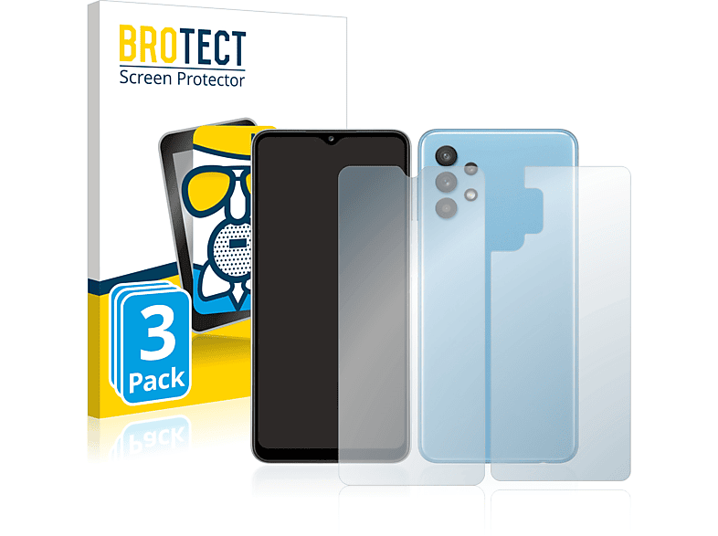 BROTECT 3x Airglass matte Schutzfolie(für Samsung Galaxy A32 5G)