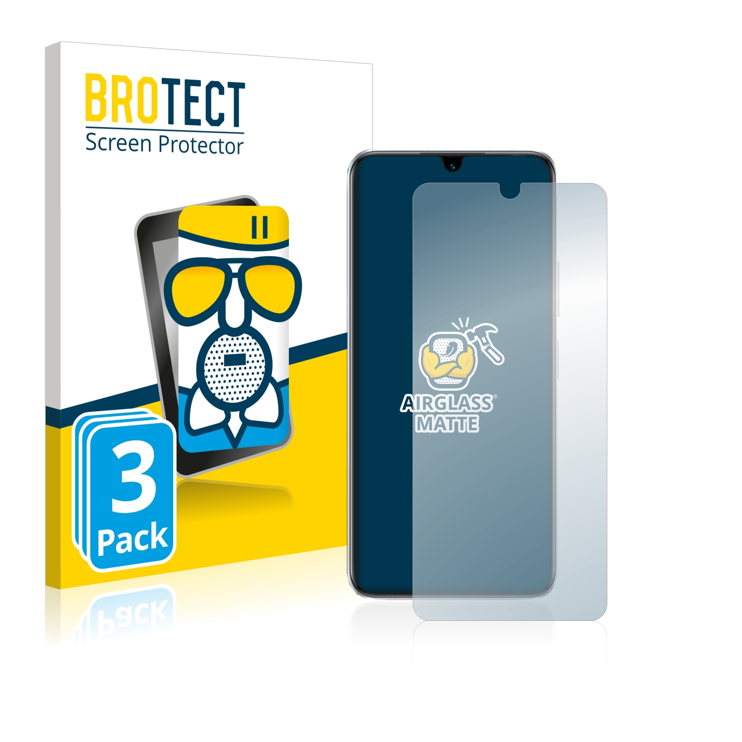 Pro matte 12 Schutzfolie(für Note 5G) Infinix 3x BROTECT Airglass